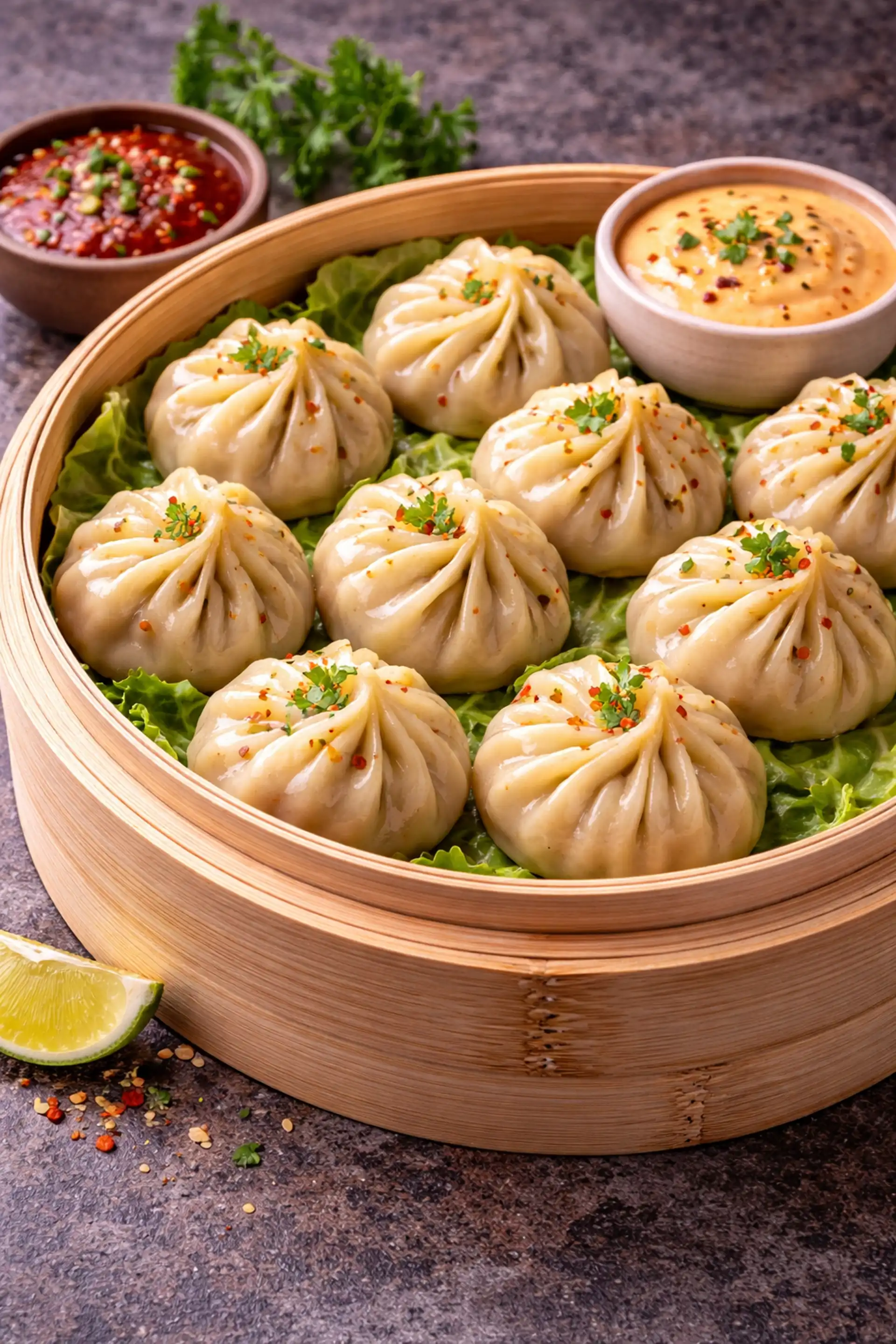 Momos (Tibetan Dumplings) at BEERTALES Calgary - Unique must-try dish